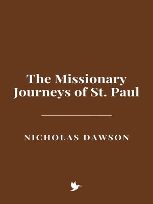 cover image of The Missionary Journeys of St. Paul
